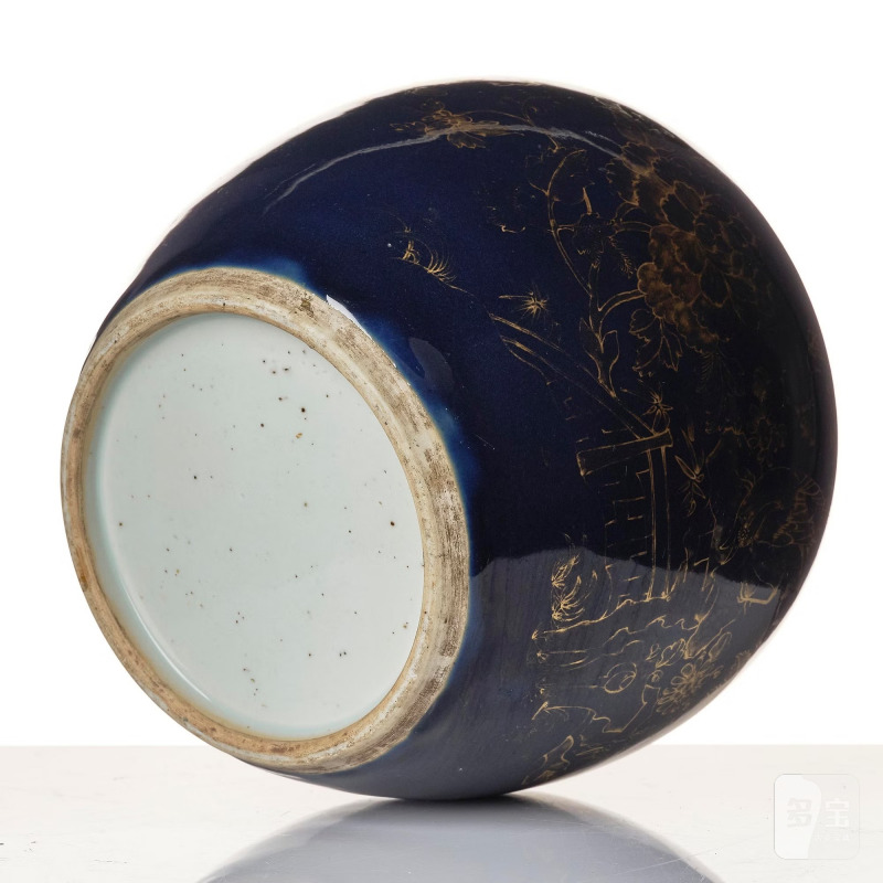 A blue glazed jar, - 图7